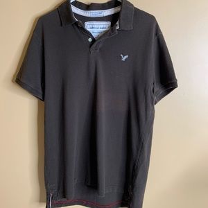 Men’s AMERICAN EAGLE Polo - Medium, Brown